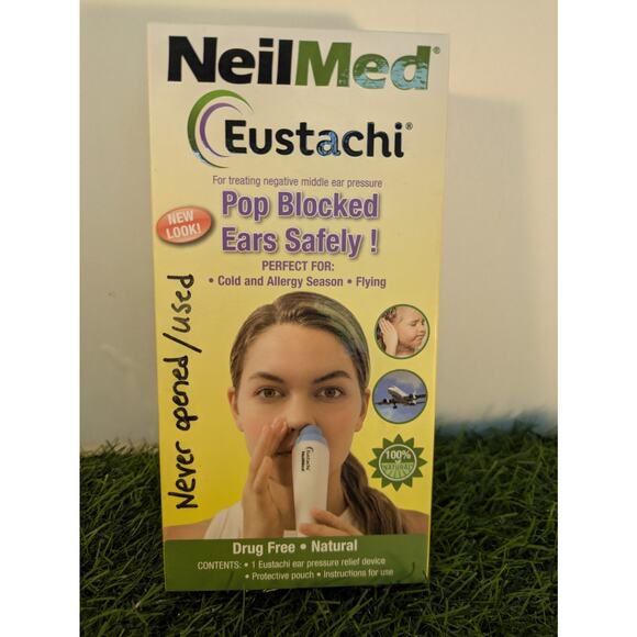 Eustachi Pop Blocked Ears Safely - Unclog Your Ears Naturally BNIB NEVER OPENED - Picture 1 of 8